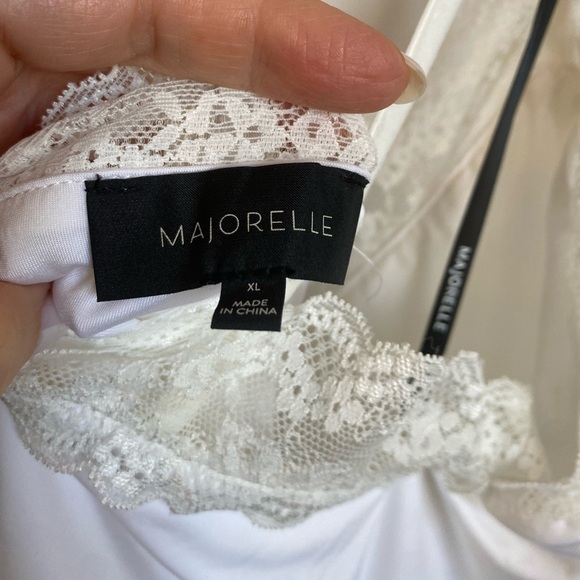 NWT MAJORELLE - DASHER BODYSUIT IN WHITE - Picture 6 of 10